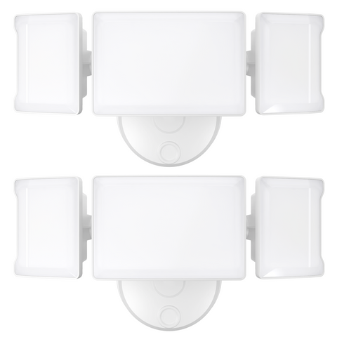Olafus 60W Outdoor LED Security Light White 2 Pack