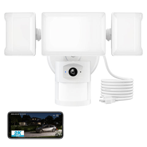 Olafus 55W Smart  LED Motion Sensor Camera Floodlight