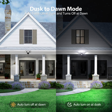 Olafus 75W  Motion Sensor & Dusk to Dawn LED Security Light