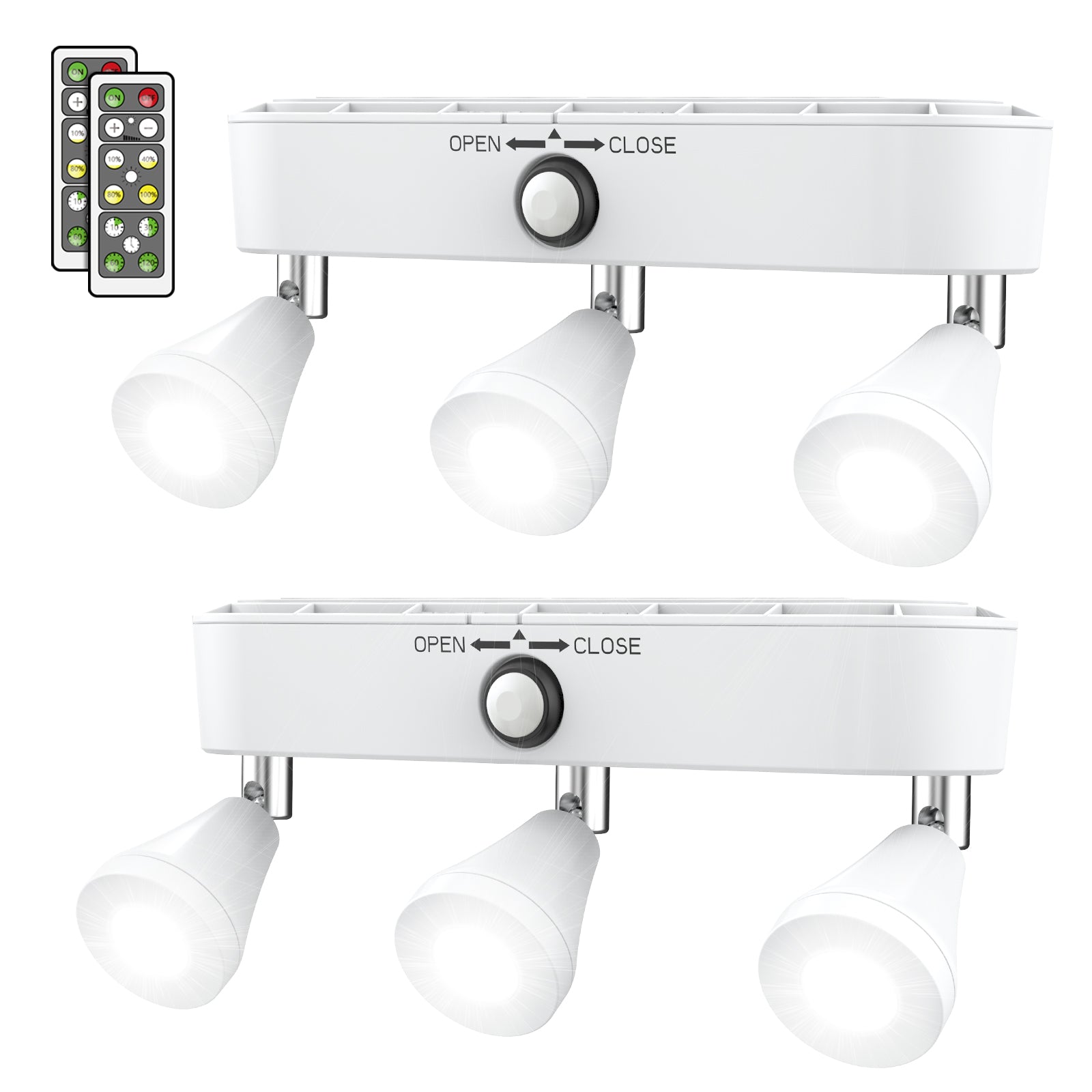 Olafus 3 Heads 6500K LED Accent Lights