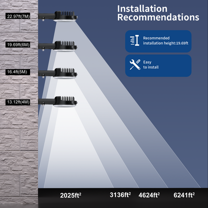 Olafus 170W Dusk to Dawn LED Barn Light