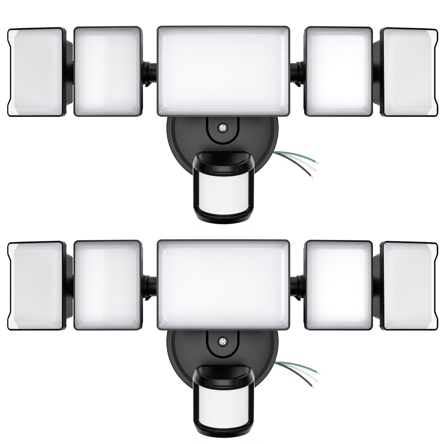 Olafus 18000LM 5 Heads Motion Sensor & Dusk to Dawn Lights