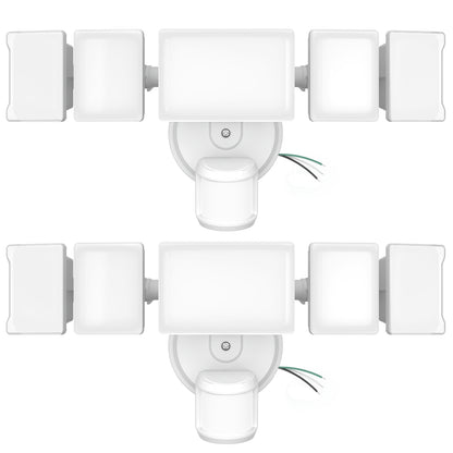 Olafus 18000LM 5 Heads Motion Sensor & Dusk to Dawn Lights