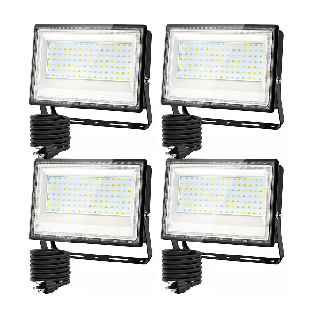 Olafus 100W LED Flood Light 4 Pack