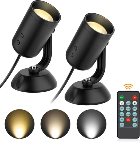 Olafus Plug In Indoor LED Spotlights 2 Pack