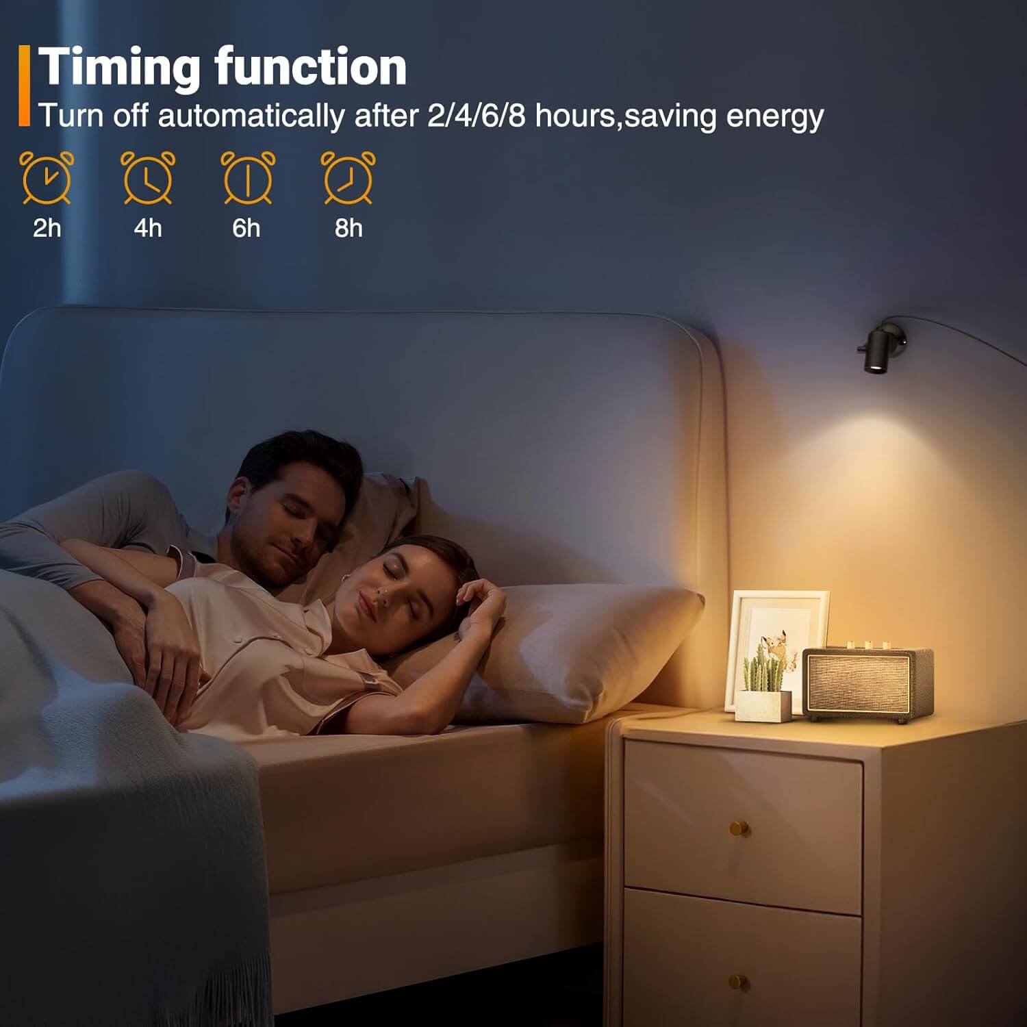 Olafus Plug In Indoor LED Spotlights 2 Pack