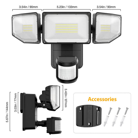 Olafus Wireless Motion Sensor LED Security Light