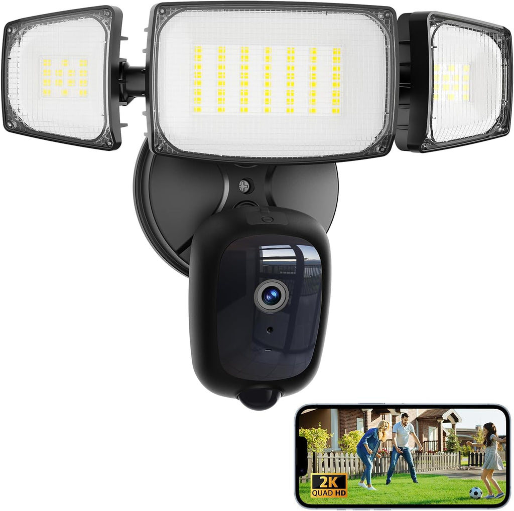 Olafus 2K QHD Security Floodlight Cam