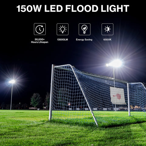 Olafus 150W Outdoor LED Flood Light for Outdoor 