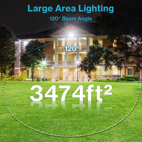 Olafus 150W Outdoor LED Flood Light Large Area Lighting