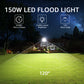 Olafus 150W LED Flood Lights 2 Pack