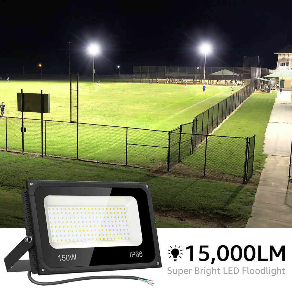 Olafus 150W LED Flood Lights 2 Pack