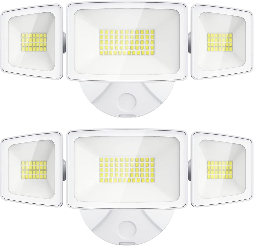 Olafus 55W LED Security Light 2 Pack White