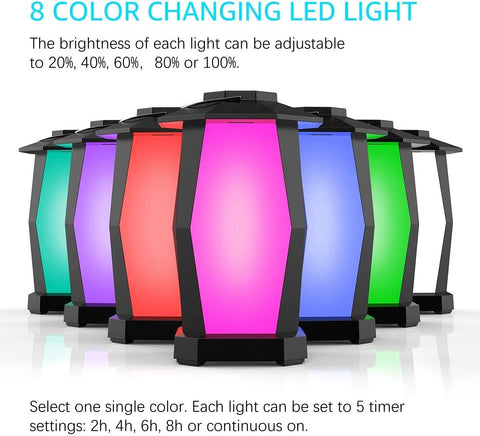 OLAFUS bluetooth speaker with color lights