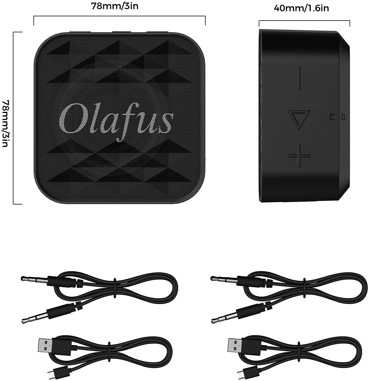 olafus waterproof bluetooth speaker color changing light