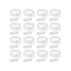 Olafus 7ft 6000K Cool White LED Fairy Lights 16 Pack