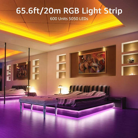 65.6ft RGB LED Strip Lights