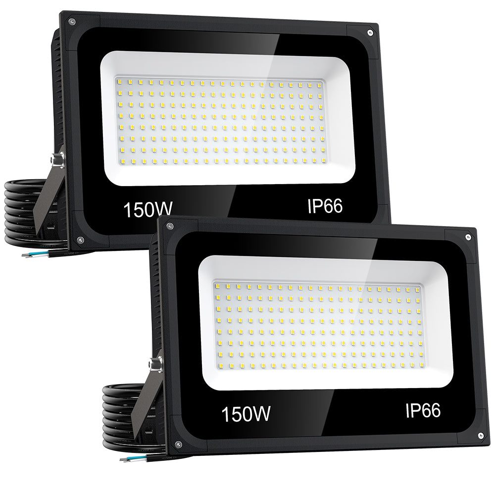 Olafus 150W LED Flood Lights 2 Pack