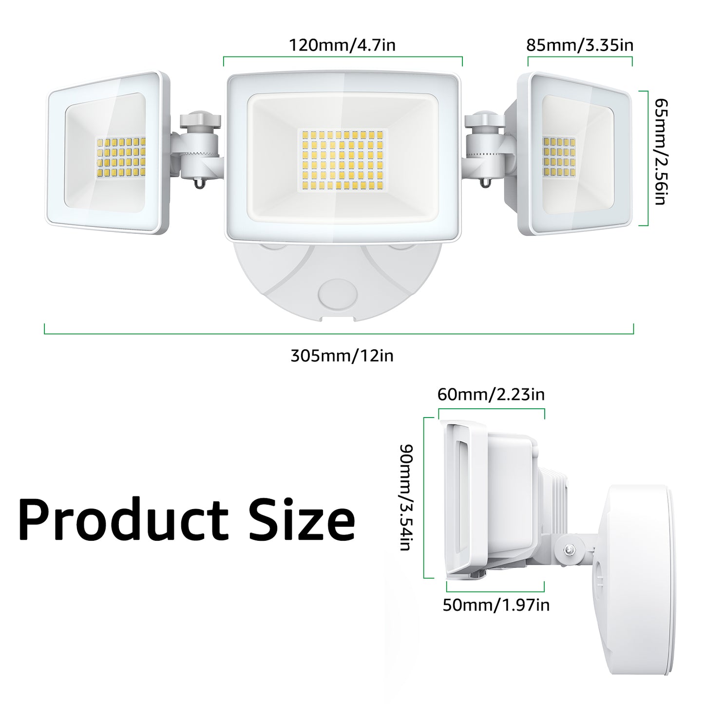 Olafus 50W LED Security Light - White