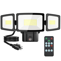 Olafus 55W Dusk to Dawn LED Security Light with Remote