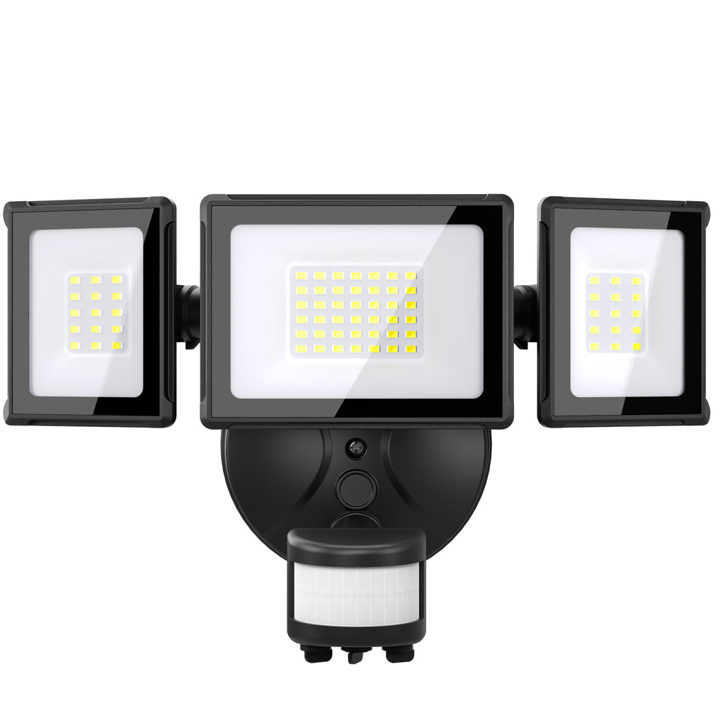 Best 55W 5500LM LED Security Light Black for Sale - OLAFUS