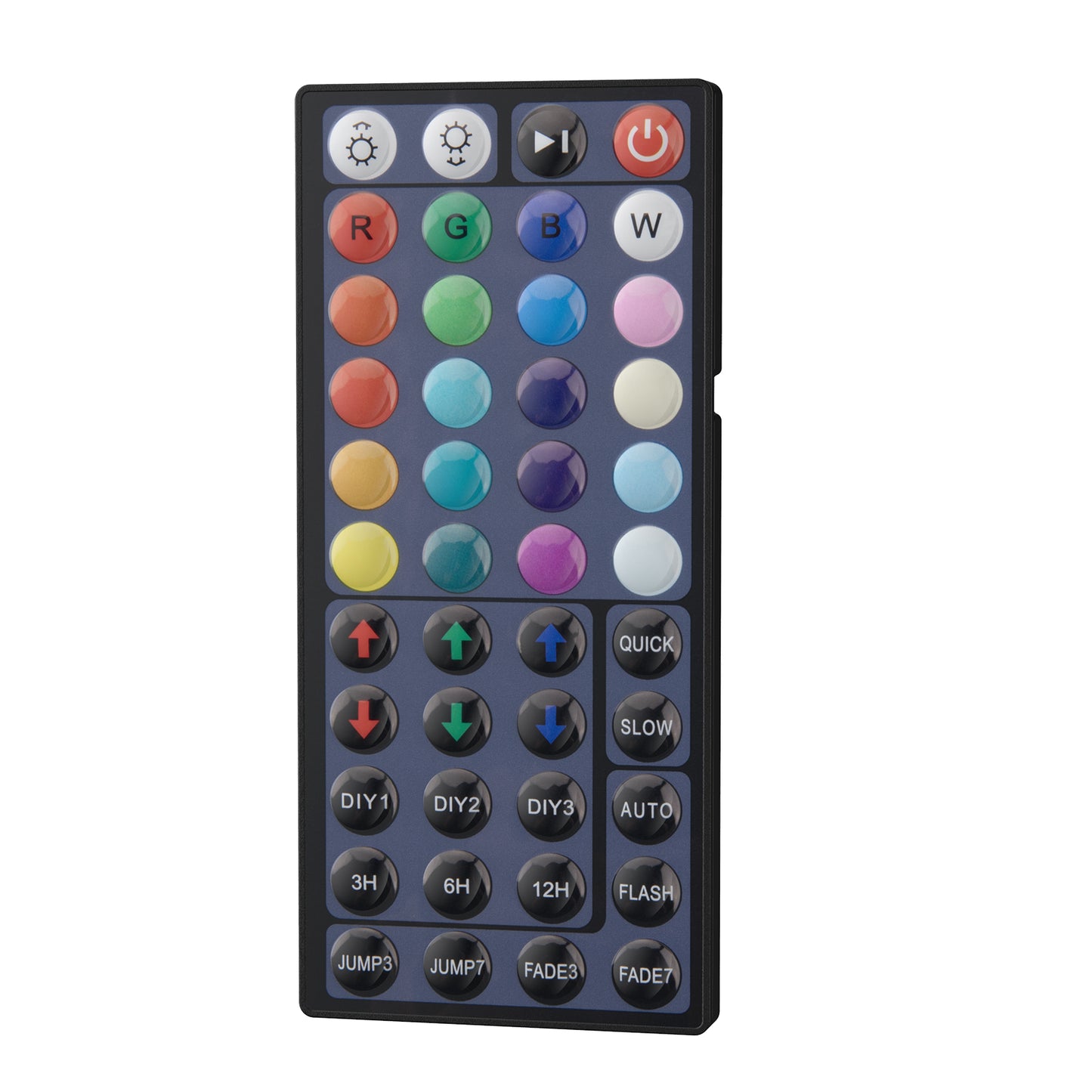 LE 44 Key Remote Controller of RGB LED Strip, Static, Flash